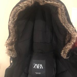 Zara Men’s Black Parka